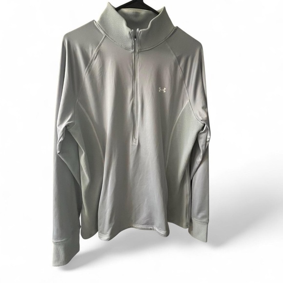 Under Armour Gray Quarter-Zip Sweatshirt​ - Picture 3 of 7